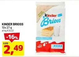 DPiù Kinder brioss offerta