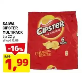 DPiù Saiwa cipster multipack offerta