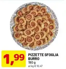 DPiù Pizzette sfoglia burro offerta