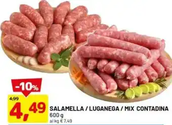 DPiù Salamella/luganega / mix contadina offerta