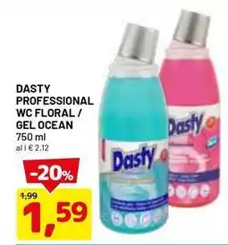 DPiù Dasty professional wc floral/ gel ocean offerta