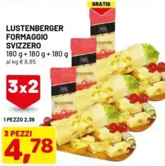 DPiù Lustenberger formaggio svizzero offerta