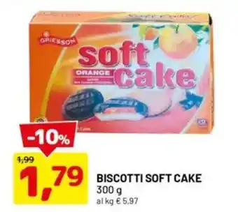 DPiù Biscotti soft cake offerta