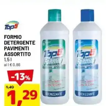 DPiù Top5 Formio detergente pavimenti assortito offerta