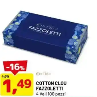 DPiù Cotton clou fazzoletti offerta