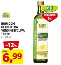 DPiù Bioricchi olio extra vergine d'oliva offerta