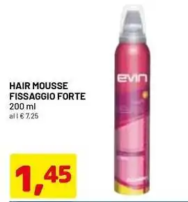 DPiù Hair mousse fissaggio forte offerta