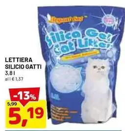 DPiù Lettiera silicio gatti offerta