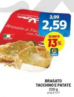 DPiù Brasato tacchino e patate offerta