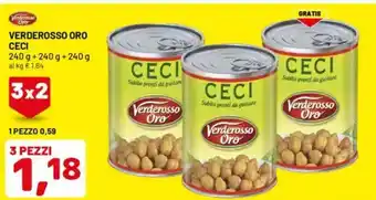 DPiù Verderosso oro ceci offerta