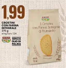 Eurospin Crostini con farina integrale TRE MULINI offerta