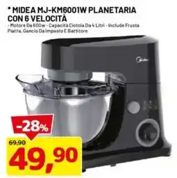 DPiù Midea mj-km6001w planetaria con 6 velocità offerta