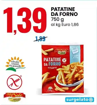 Eurospin Patatine da forno Delizie Sole offerta