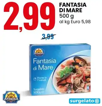 Eurospin Fantasia di mare ATHENA offerta