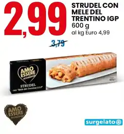 Eurospin Strudel con mele del trentino igp AMO ESSERE eccellente offerta