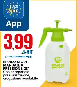 Eurospin Spruzzatore manuale a pressione offerta