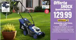 Eurospin Rasaerba a batteria 4ah 40v offerta