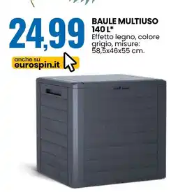 Eurospin Baule multiuso 40 l offerta