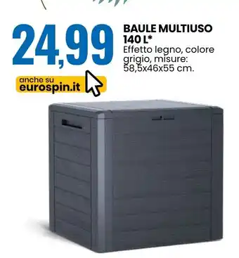 Eurospin Baule multiuso 40 l offerta