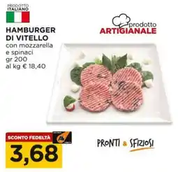 Alì Supermercati Hamburger di vitello offerta