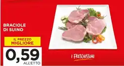 Alì Supermercati Braciole di suino offerta