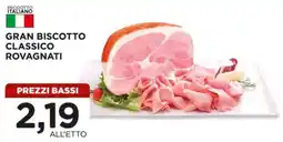 Alì Supermercati Gran biscotto classico ROVAGNATI offerta