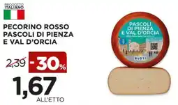 Alì Supermercati Pecorino rosso PASCOLI DI PIENZA E VAL D'ORCIA offerta