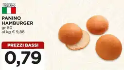 Alì Supermercati Panino hamburger offerta