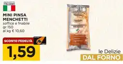 Alì Supermercati Mini pinsa menchetti offerta