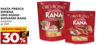 Alì Supermercati Pasta fresca ripiena oro rosso giovanni RANA offerta