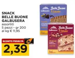 Alì Supermercati Snack belle buone GALBUSERA offerta