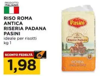 Alì Supermercati Riso roma antica riseria padana PASINI offerta