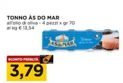 Alì Supermercati Tonno ÀS DO MAR offerta