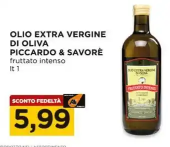 Alì Supermercati Olio extra vergine di oliva PICCARDO & SAVORÈ offerta