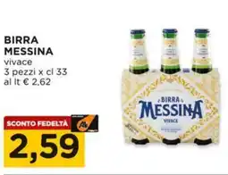 Alì Supermercati Birra MESSINA vivace offerta