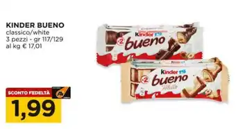 Alì Supermercati KINDER BUENO classico/white offerta