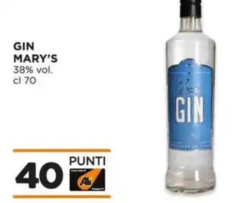 Alì Supermercati Gin MARY'S offerta