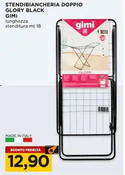 Alì Supermercati Stendibiancheria doppio glory black GIMI offerta