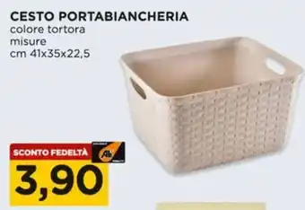 Alì Supermercati Cesto portabiancheria offerta