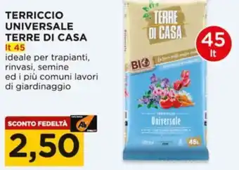 Alì Supermercati Terriccio universale TERRE DI CASA offerta