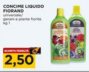 Alì Supermercati Concime liquido FIORAND offerta