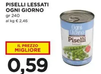 Alì Supermercati Piselli lessati OGNI GIORNO offerta