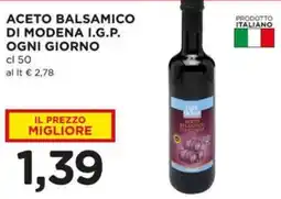 Alì Supermercati Aceto balsamico di modena i.g.p. OGNI GIORNO offerta