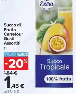 Carrefour Express Succo di Frutta Carrefour Gusti Assortiti offerta