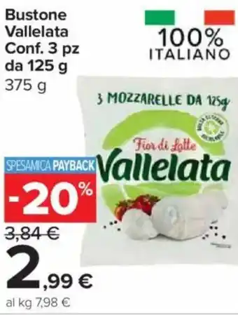 Carrefour Express Bustone Vallelata Conf. 3 pz offerta