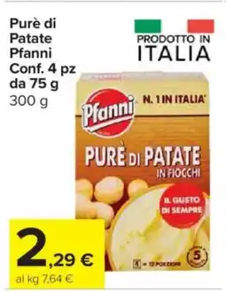 Carrefour Express Purè di Patate Pfanni offerta