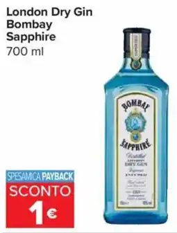 Carrefour Express London Dry Gin Bombay Sapphire offerta