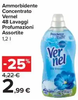 Carrefour Express Ammorbidente Concentrato Vernel 48 Lavaggi Profumazioni Assortite offerta