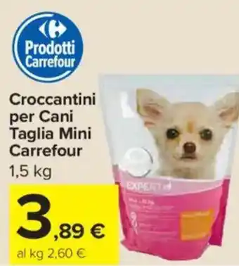 Carrefour Express Croccantini per Cani Taglia Mini Carrefour offerta