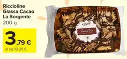 Carrefour Express Riccioline Glassa Cacao La Sorgente offerta